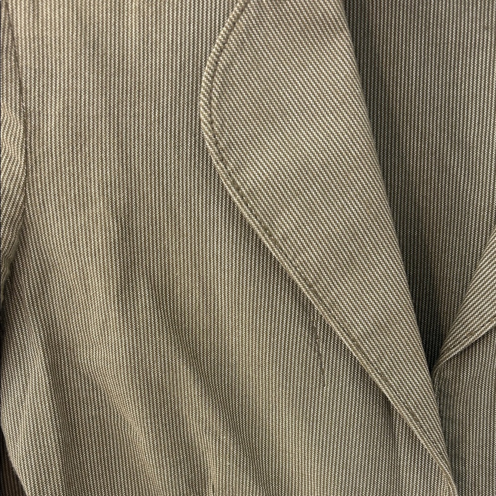 Tulle Olive Tie-Front Blazer - Picture 4 of 6